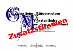 Geistliche Bläserweisen & Marienlieder - Zusatzstimmen Download